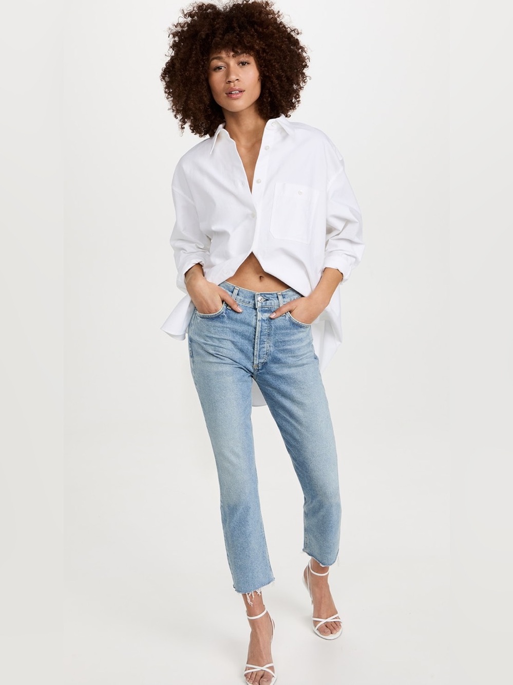 Citizens Of Humanity Charlotte Crop High Rise  Straight Jean
